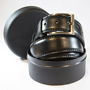 Cintura Marcapunto Nera <br/> Vera Pelle