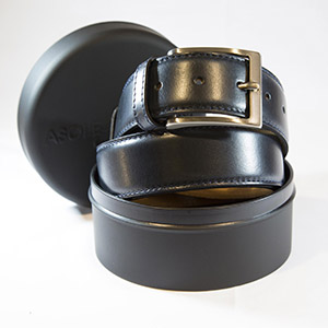 Cintura Texas Blu <br/> Vera Pelle