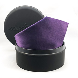 Cravatta RASO VIOLA <BR/> 100% SETA
