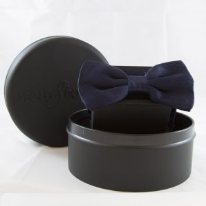Papillon Satin Blu 100% Seta