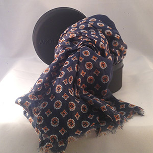 Sciarpa Fantasia Arancione <br/>100% cotone