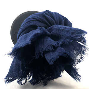 Sciarpa DIS.UNITO <BR/> DENIM <BR/> 100% LANA
